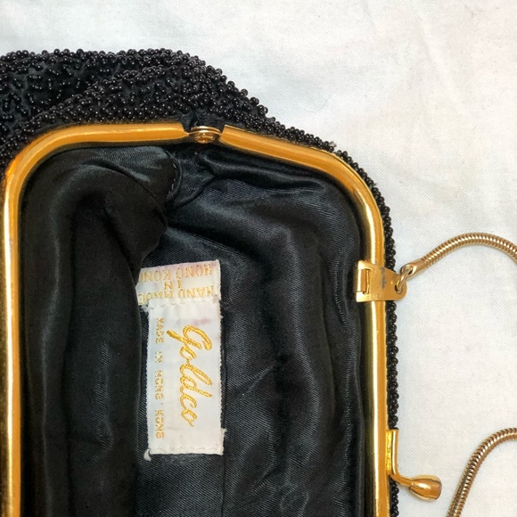 SOLD - GOLDCO - Vintage Beaded Evening Purse - Picture 3 of 9